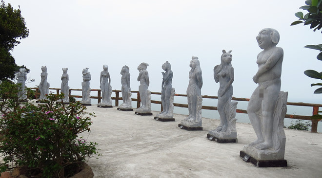 Vườn tượng quan giáp xứ Việt. Ảnh Internet