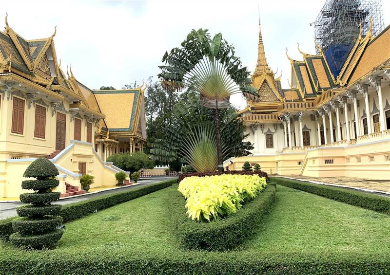 Vườn hoa hoàng cung Cambodia
