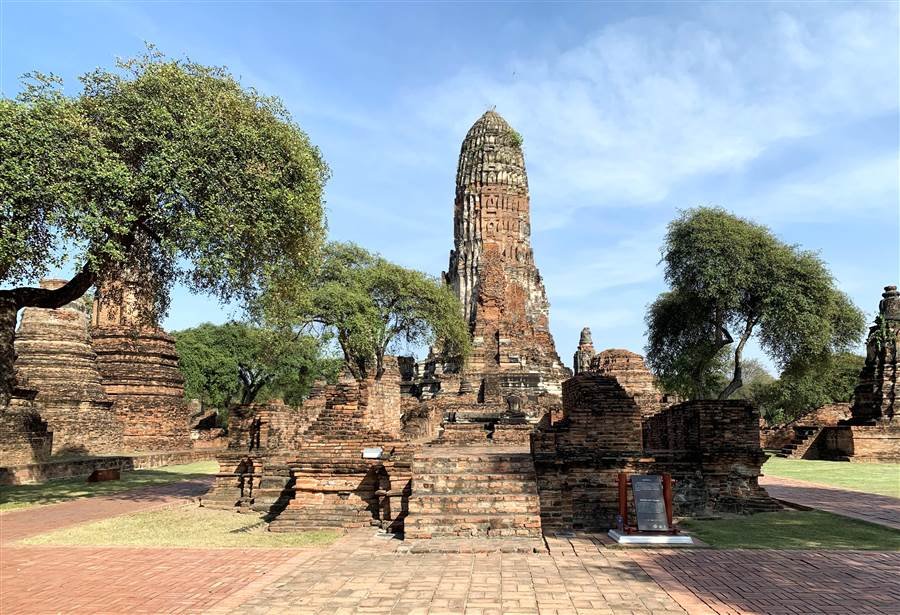 Chùa Wat Phra Ram tai Ayutthaya