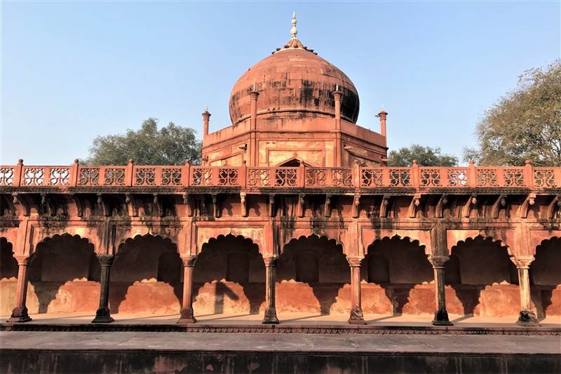 Một góc trong di sản văn hóa Tạj Mahal. Photo Samgoshare