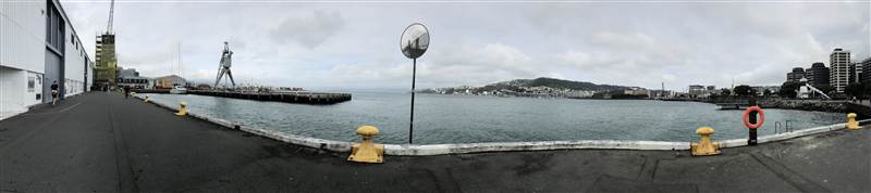 Một góc bờ biển Wellington. 