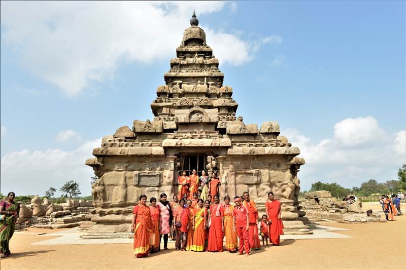 Đền Shore viên ngọc quý di sản Mamallapuram ! Photo Samgoshare