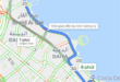 Một phần con đường ven biển của Kuwait City. Ảnh từ Google Maps