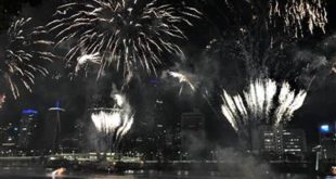 Đêm ngắm pháo hoa ngày độc lập Úc  ! Photo Mywife