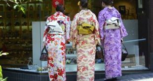 Kimono bên lâu đài Kanazawa một thời oanh liệt ! Photo Samgoshare