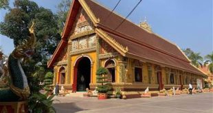 Ấn tượng chùa Wat Si Muang tại Vientiane Lào. Photo Samgoshare